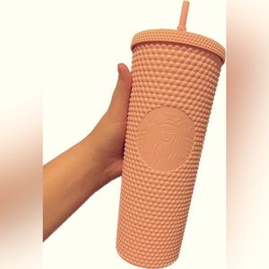 RARE Starbucks collectible light pink, 24 oz, matte